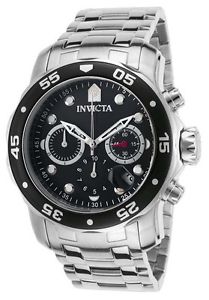 【送料無料】invicta mens pro diver chronograph quartz 200m stainless steel watch 21920