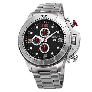【送料無料】mens akribos xxiv ak724ssb swiss multifunction silvertone stainless steel watch