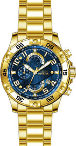 【送料無料】invicta mens s1 rally chrono 100m gold plated stainless steel watch 26095