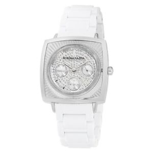 【送料無料】bcbgmaxazria womens bg8229 elite sport white rubber watch