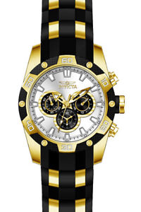 【送料無料】invicta mens speedway chronograph 100m stainless steel polyurethane watch 25834｜hokushin