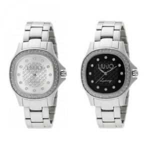 【送料無料】orologio donna liu jo luxury maya bracciale acciaio silver swarovski|hokushin