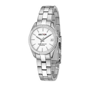 【送料無料】orologio tempo e data donna sector 240 r3253240507 argento