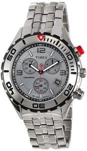 【送料無料】orologio uomo timex eclass t2m760 chrono bracciale acciaio sub 100mt indiglo｜hokushin
