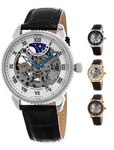【送料無料】stuhrling 835 special reserve automatic self wind skeleton dress luxury watch