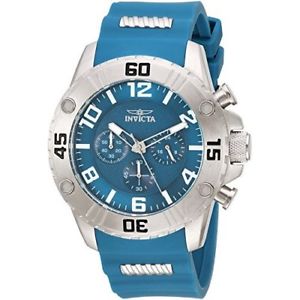 【送料無料】invicta mens pro diver 22697 silicone, stainless steel chronograph watch