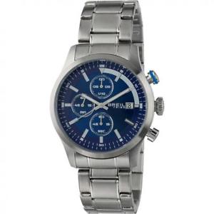【送料無料】orologio uomo breil tribe drift ew0412 chrono bracciale acciaio blu sub 50mt