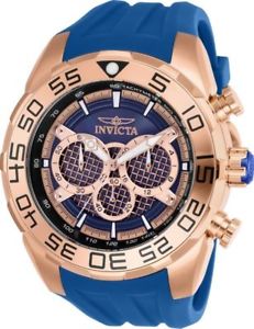 【送料無料】26305 invicta 50mm mens speedway blue silicone watch 24,836円