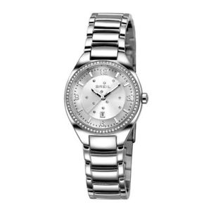 【送料無料】orologio solo tempo donna breil tw1277 cassa cinturino acciaio con cristalli