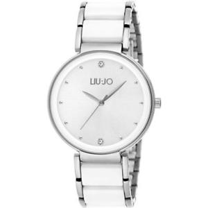 【送料無料】orologio donna liu jo luxury bicolour tlj1195a acciaio ceramica bianco