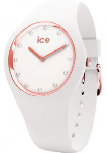 【送料無料】ice watch 016300 ice cosmos white rose small, silikon wei neu