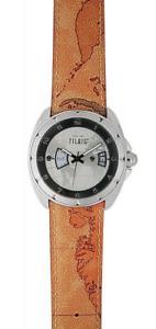 【送料無料】orologio uomo alviero martini 1a classe pch 720fu vera pelle silver sub 50mt