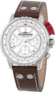 【貨物輸送無料】thunderbirds fighting steel flieger chronograph 2zeitzone herrenuhr tb104802
