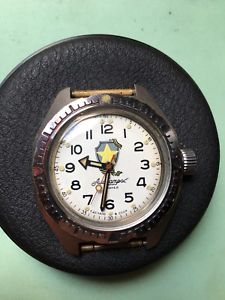 【貨物輸送無料】rare vostok amphibia albatros military navy diver watch vintage cccp 470 kgb