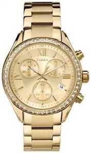 【貨物輸送無料】timex womens miami pvd plated chronograph tw2p66900 watch