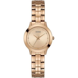 【貨物輸送無料】orologio guess chelsea w0989l3 watch acciaio donna zirconi 30 粍 oro rosa