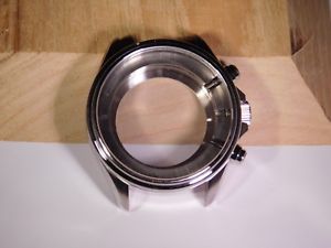 【貨物輸送無料】boitier acier chrono  swiss made  pour valjoux eta 7750