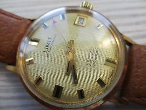 【貨物輸送無料】limit of switzerland  mens impressive auto watch rare25j