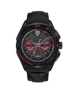 【送料無料】nib ferrari scuderia gran premio mens chronograph watch 0830344｜hokushin