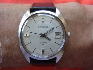 【送料無料】1971 garrard stainless automatic wristwatch chrysler long service award gift|hokushin