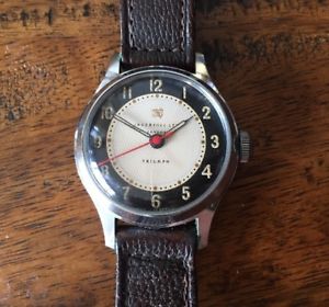 【送料無料】ingersoll triumph london watch 1954 original leather strap