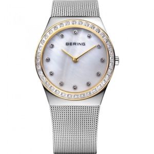【送料無料】bering damenuhr mit saphirglas swarovski classic collection 12430010