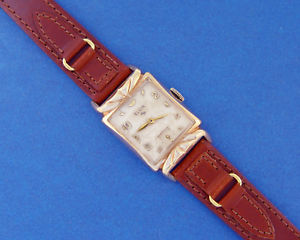 【送料無料】*serviced*mens elgin 1952 awesome majestic *crown* design lugs amp; minty movement|hokushin
