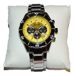 neues angebotaccurist gents yellow chronograph watch mb970 was 19750 neues angebotaccurist gents yellow chronograph watch mb970 was 19750