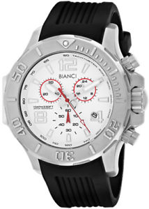 【送料無料】roberto bianci mens aulia chrono 100m stainless steelsilicone watch rb55051|hokushin
