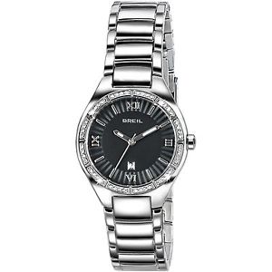 【送料無料】orologio solo tempo donna breil precious acciaio tw1499 watch nero zirconi｜hokushin