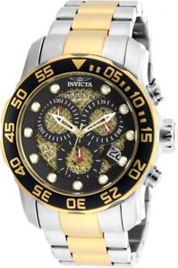 【送料無料】invicta 19839 mens pro diver two tone bracelet dive watch男女兼用腕時計