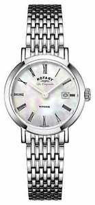 【貨物輸送無料】rotary womens les originales windsor stainless 重量ポンド9015307 watch  39