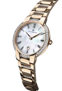 【貨物輸送無料】accurist signature collection ladies sapphire crystal watch 8299 rrp 11499