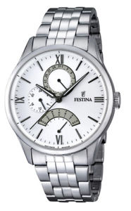 【送料無料】festina f168221 herren edelstahl multifunktion uhr multi multifunktion neu|hokushin