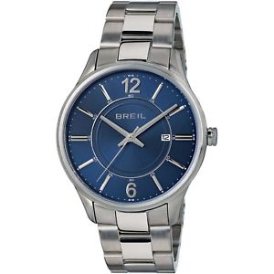 【貨物輸送無料】orologio breil contempo uomo tw1773 acciaio blu watch datario
