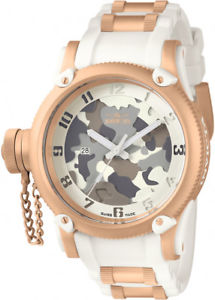 【送料無料】invicta mens russian diver 100m stainless steelwhite silicone watch 11340｜hokushin