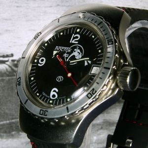 【送料無料】vostok amphibian, amphibia scuba dude auto dive watch, , boxed, uk seller