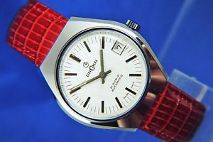 【送料無料】gents retro nos vintage lincoln automatic watch circa 1970s swiss cal msr p26｜hokushin