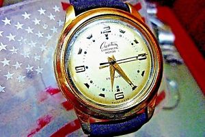 【送料無料】mens 34mm creation luxomatic 25j felsa 1560 bidynator automatic