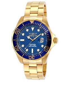【送料無料】invicta mens 14357 pro diver 18k gold ionplated watch &hellip;｜hokushin