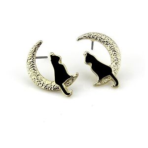 【送料無料】ピアス　ゴールデンチップピアス　コネクタムーン｜hokushin