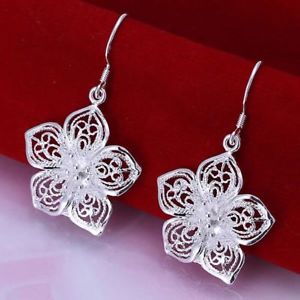 【送料無料】ピアス　デシルバーピアス　as de59998 hubsche silber ohrringe fur frauen charm pflanze｜hokushin