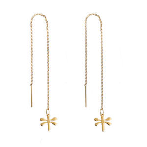 【送料無料】ピアス　トンボネックレスピアス　ネックレスハンガーゴールデンlibelle kettenohrringe hnger miniblings kettchen lang schmetterling golden｜hokushin