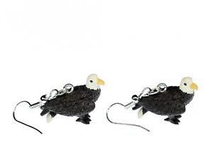 【送料無料】ピアス　イーグルホワイトイーグルピアス　ハンガーゴムハクトウワシオオadler seeadler ohrringe hnger miniblings gummi weikopfseeadler greifvogel｜hokushin