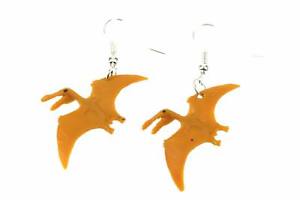 【送料無料】ピアス　ピアス　フライヤーゴムコニャックdinosaurier pteranodon ohrringe dino flieger flugsaurier miniblings gummi cognac｜hokushin