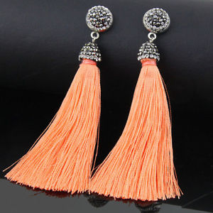 【送料無料】ピアス　デボヘミアンクリスタルピアス　ラウンドas de67581 bohmisches kristall quasten ohrringe fur frauen zink legierung runde｜hokushin