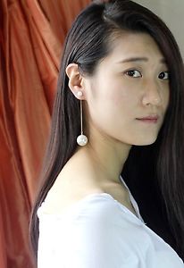 【送料無料】ピアス　ピアス　ゴールデンネイルファインロングペンダントパールビンテージohrringe golden nagel fein lang anhnger perle vintage leicht 9cm cc 8