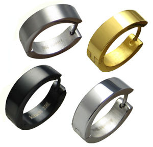 【送料無料】ピアス　ピアス　チタンロッドステンレススチールロールバー2x kikuchi herren ohrringe titan stbchen edelstahl klapp creolen 18mm mnner｜hokushin