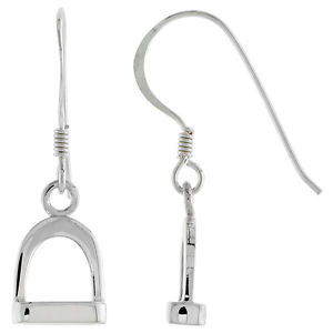 【送料無料】ピアス　スターリングシルバーピアス　sterlingsilber steigbgel lange ohrringe, makellos poliert 12,586円