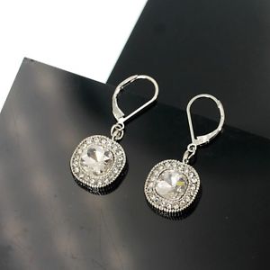 【送料無料】ピアス　クリスタルシルバーピアス　パジャマスクエアレトロクラスohrringe schlfer kristall silber quadrat retro class leicht ehe cc 1 12,946円